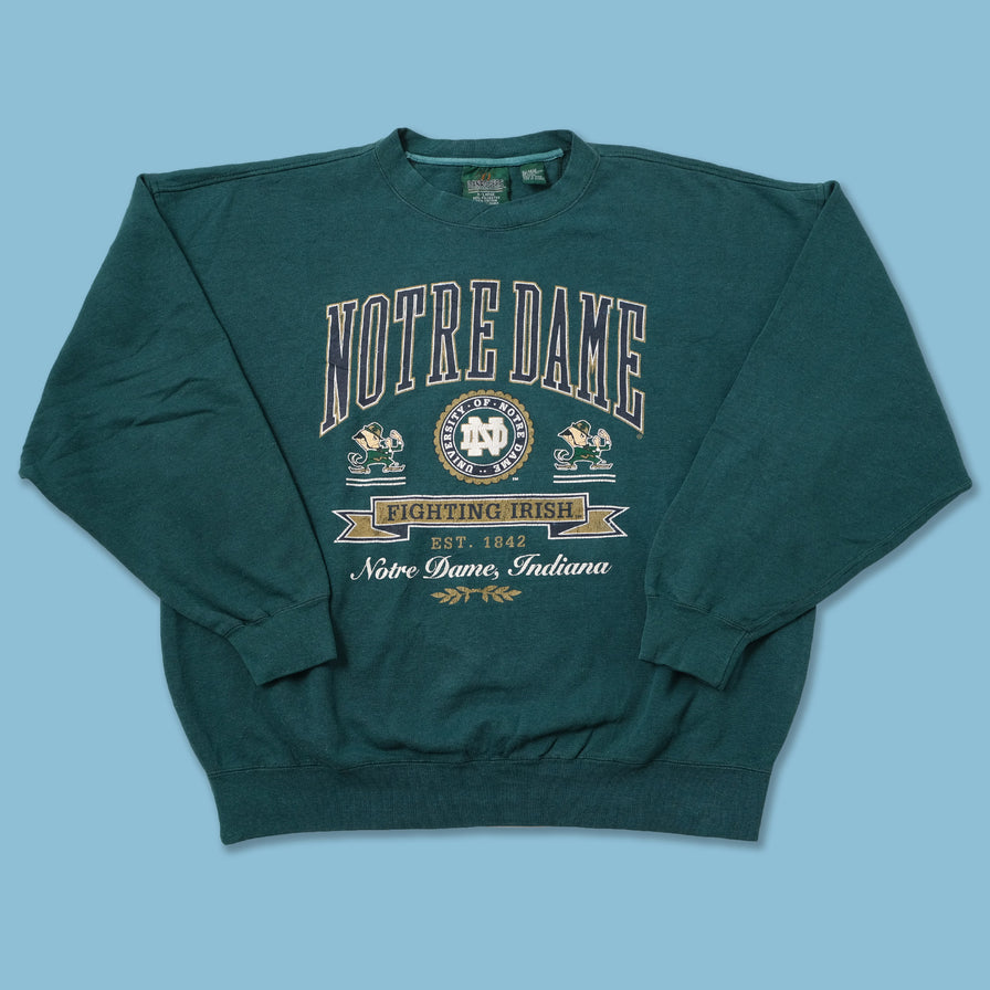 Vintage Notre Dame Sweater XLarge 