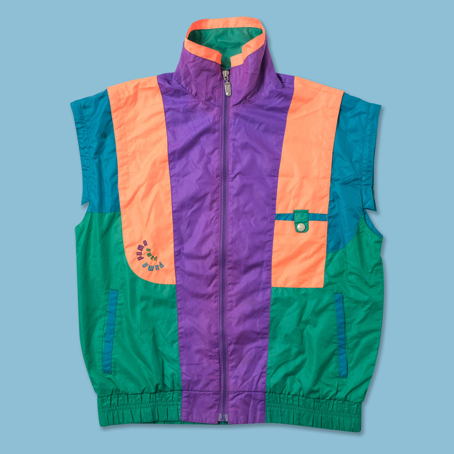 Vintage Puma Track Vest Medium 