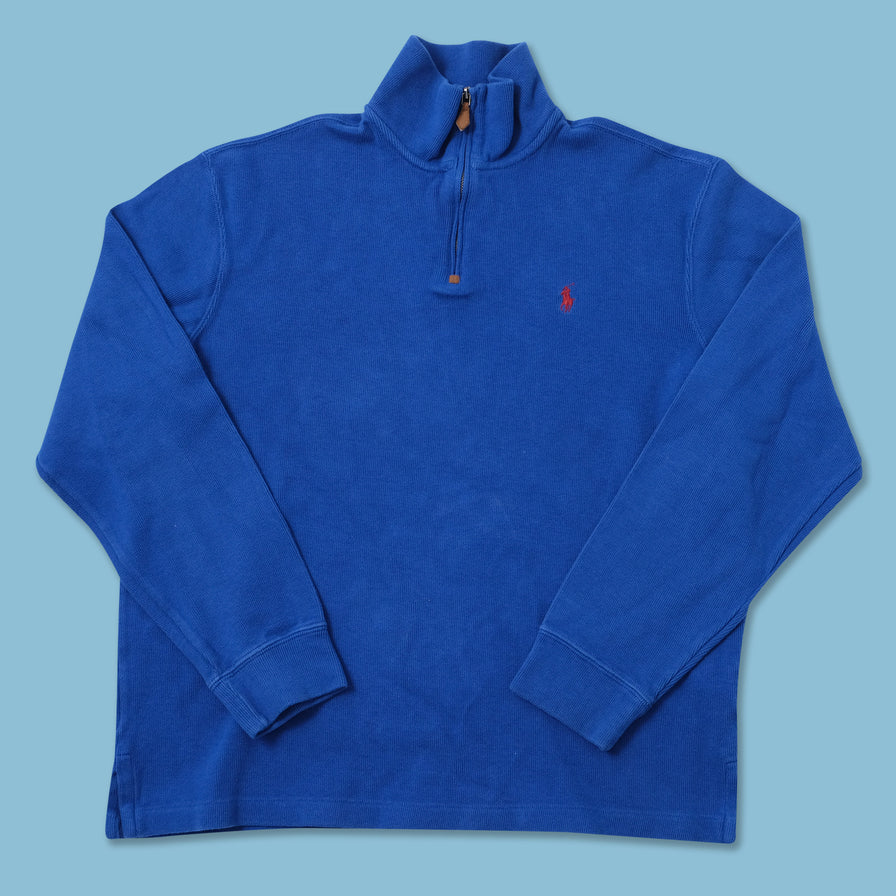 Vintage Polo Ralph Lauren Q-Zip Sweater Medium 