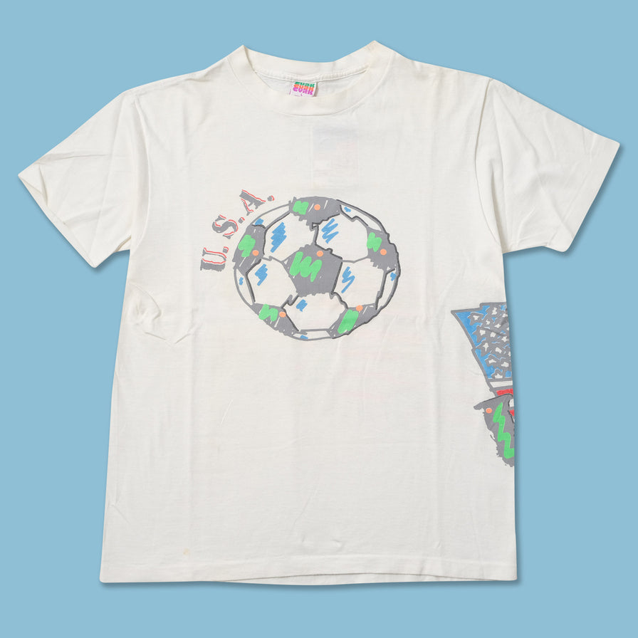 Vintage Soccer T-Shirt Medium 