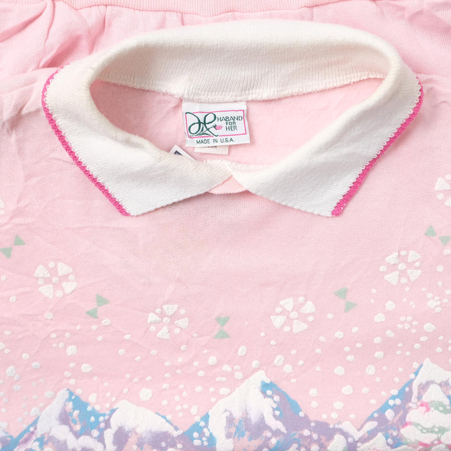 Vintage Swan Sweater Medium 