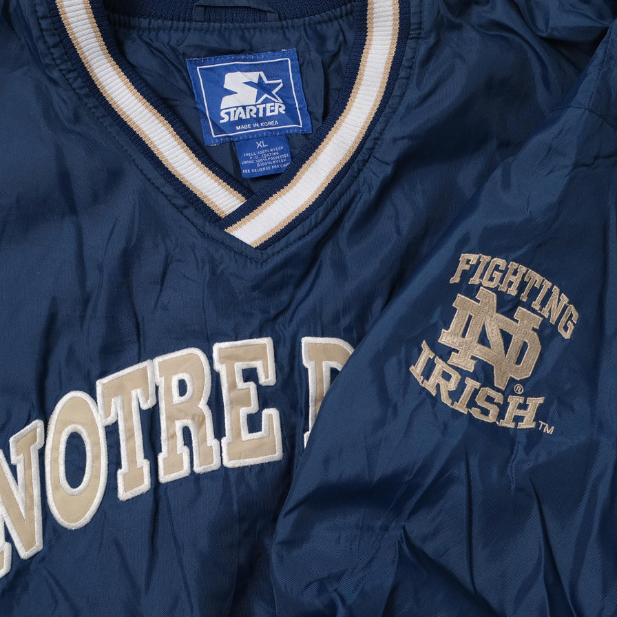Vintage Starter Notre Dame Windbreaker XLarge 
