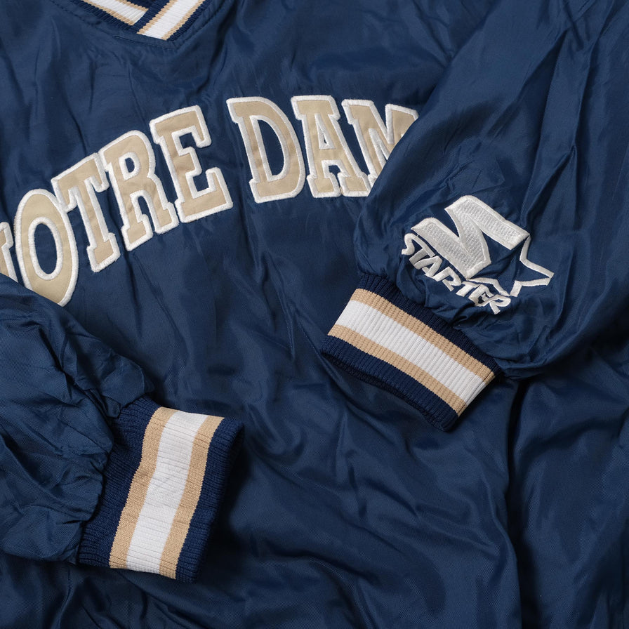 Vintage Starter Notre Dame Windbreaker XLarge 