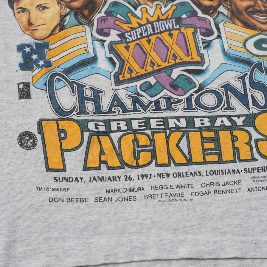 Vintage 1997 Green Bay Packers T-Shirt Medium 