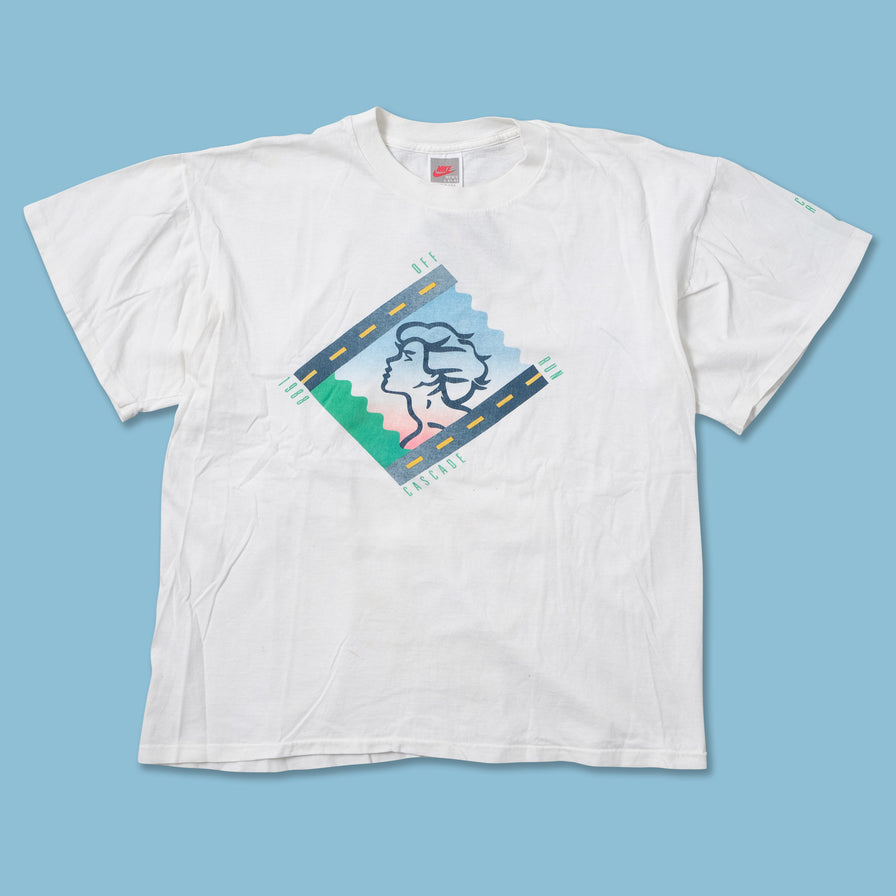 Vintage 1988 Nike Cascade Off Run T-Shirt Large 