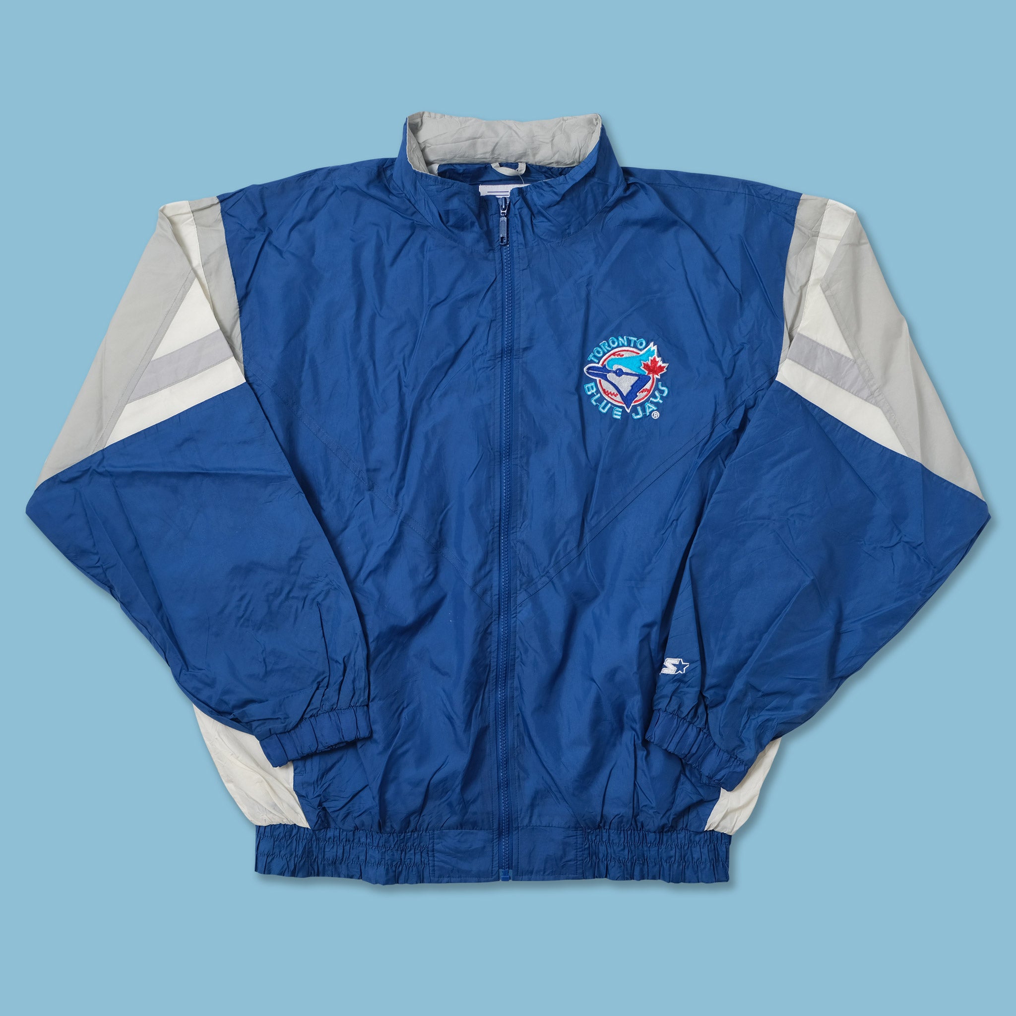 Vintage Starter Toronto Blue Jays Rain Jacket XLarge