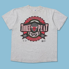 Vintage 1993 Chicago Bulls Three Peat T-Shirt Medium 