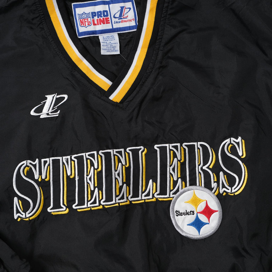 Vintage Pittsburgh Steelers Windbreaker Large 