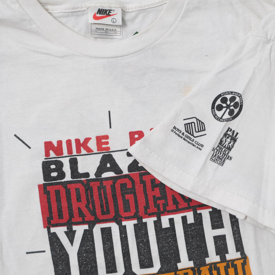 Vintage Nike Blazers T-Shirt Large 
