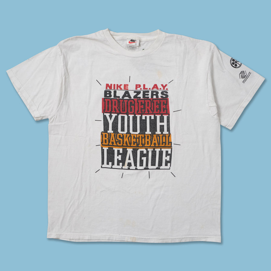 Vintage Nike Blazers T-Shirt Large 