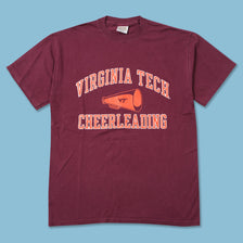 Vintage Virginia Tech Cheerleading T-Shirt Medium 