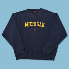Vintage Nike Michigan Wolverines Sweater XLarge 