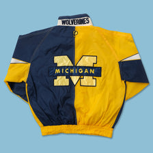 Vintage Michigan Wolverines Track Jacket Large 