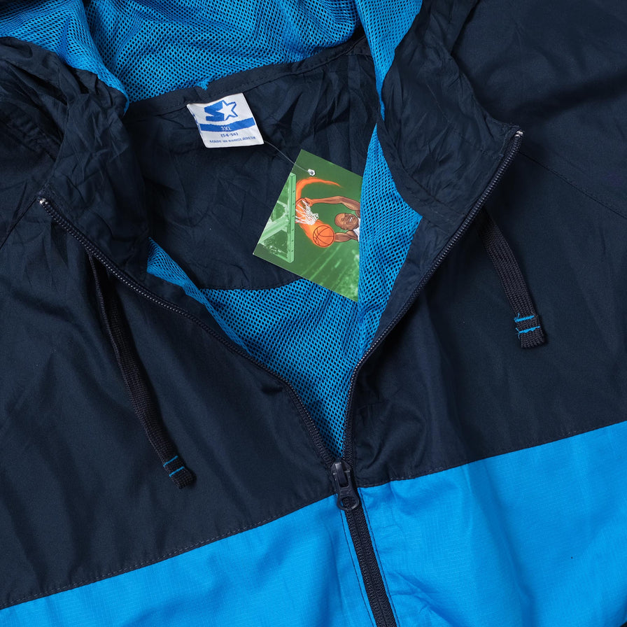 Vintage Starter Hooded Track Jacket 3XLarge 