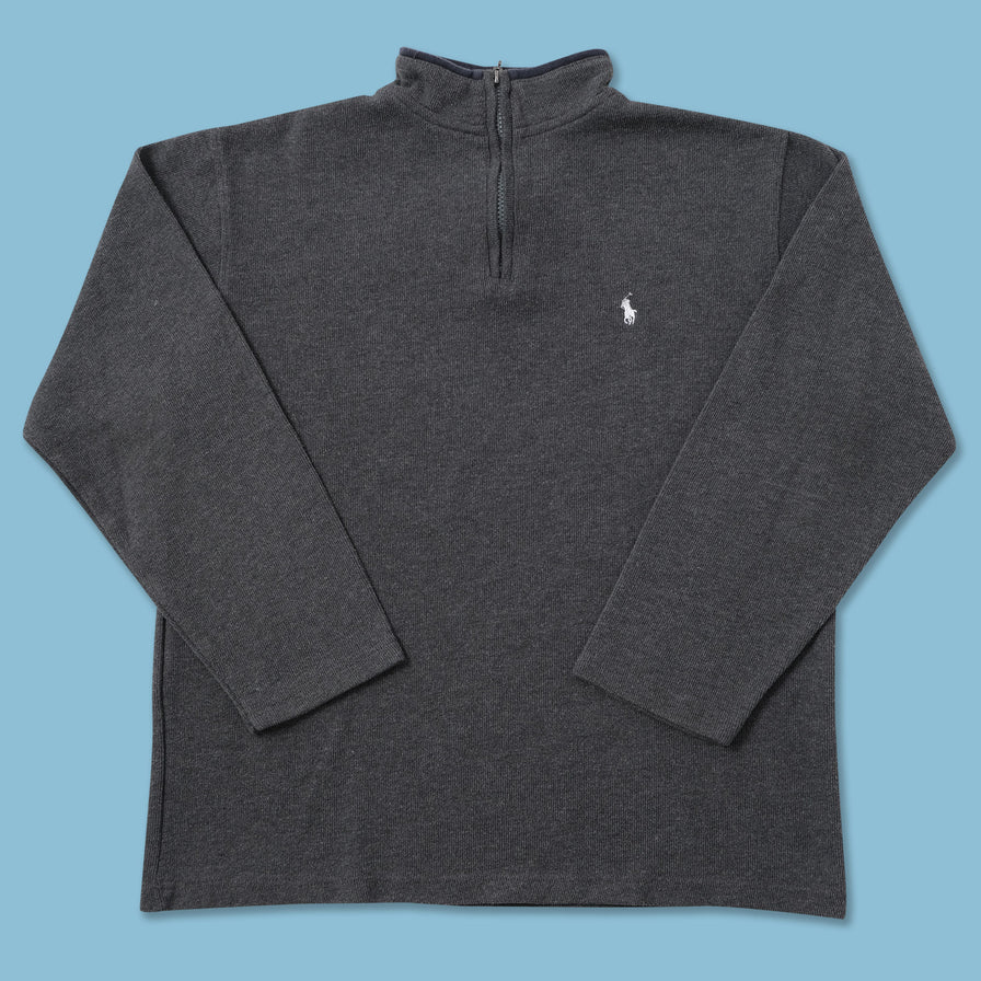 Vintage Polo Ralph Lauren Q-Zip Sweater Medium 