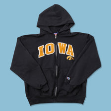 Vintage Champion Iowa Zip Hoody Medium 