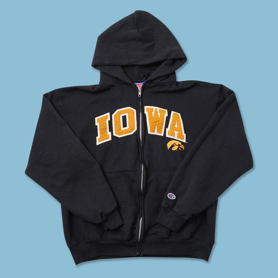 Vintage Champion Iowa Zip Hoody Medium 