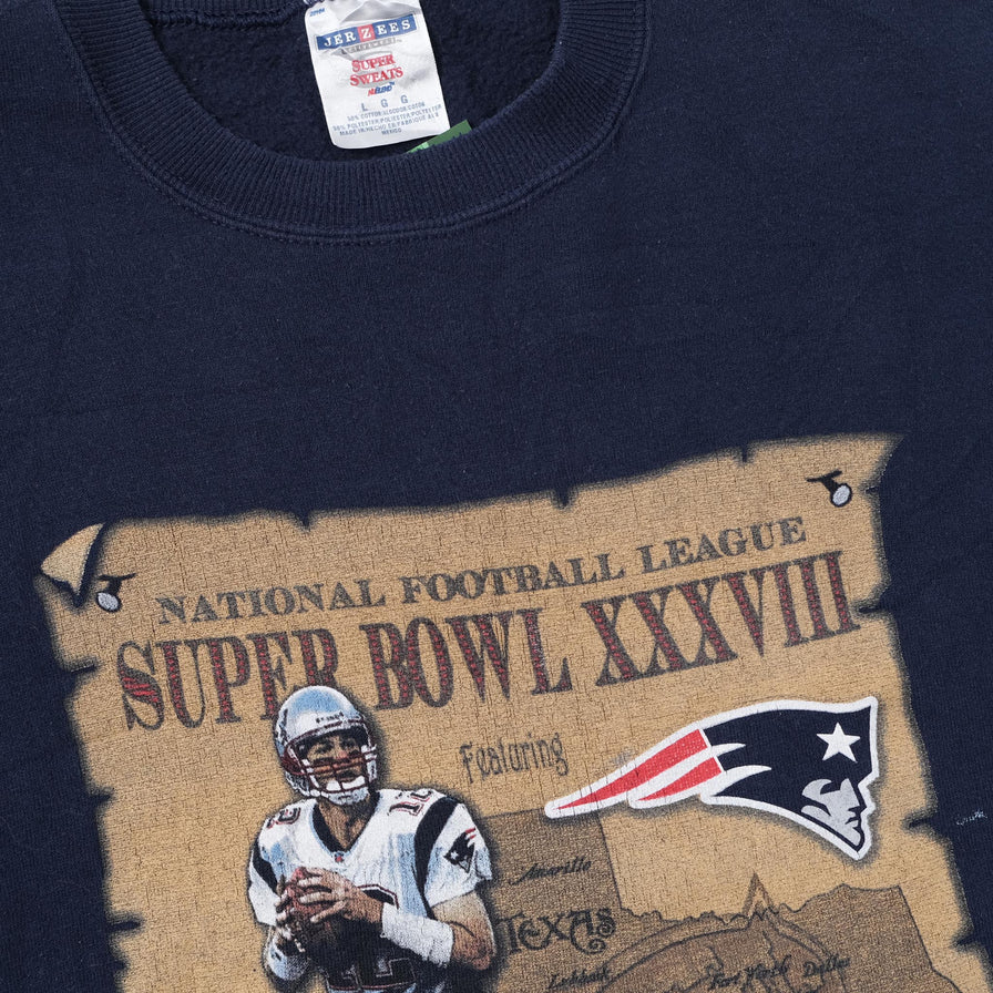 Vintage 2004 Tom Brady Sweater Large 