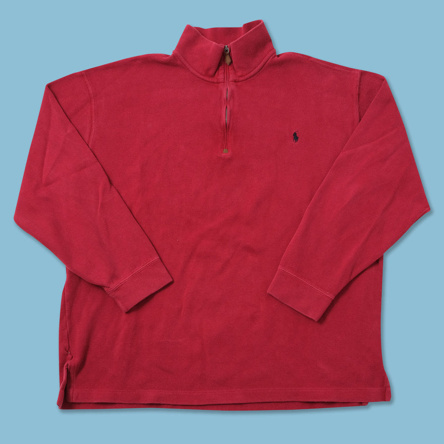 Vintage Polo Ralph Lauren Q-Zip Sweater XLarge 