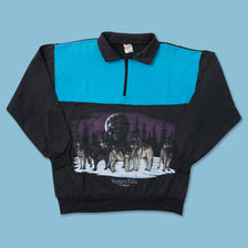 Vintage Wolves Sweater Medium 