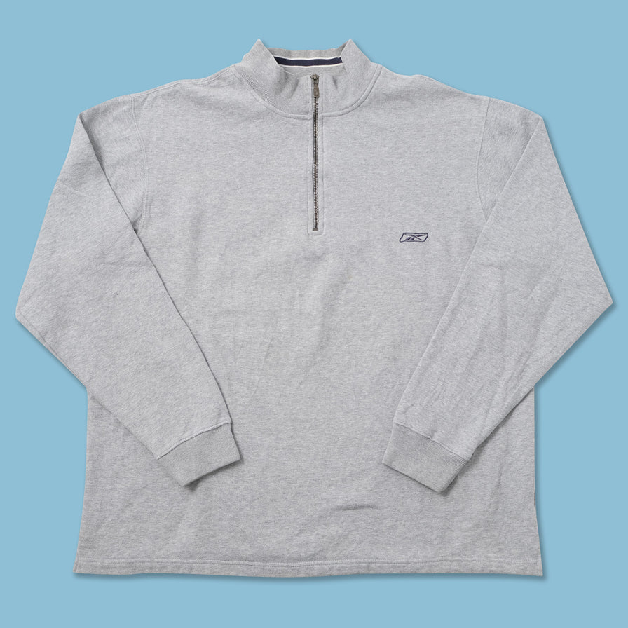 Vintage Reebok Q-Zip Sweater XXLarge 