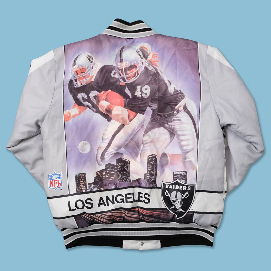 Vintage LA Raiders College Jacket Large 