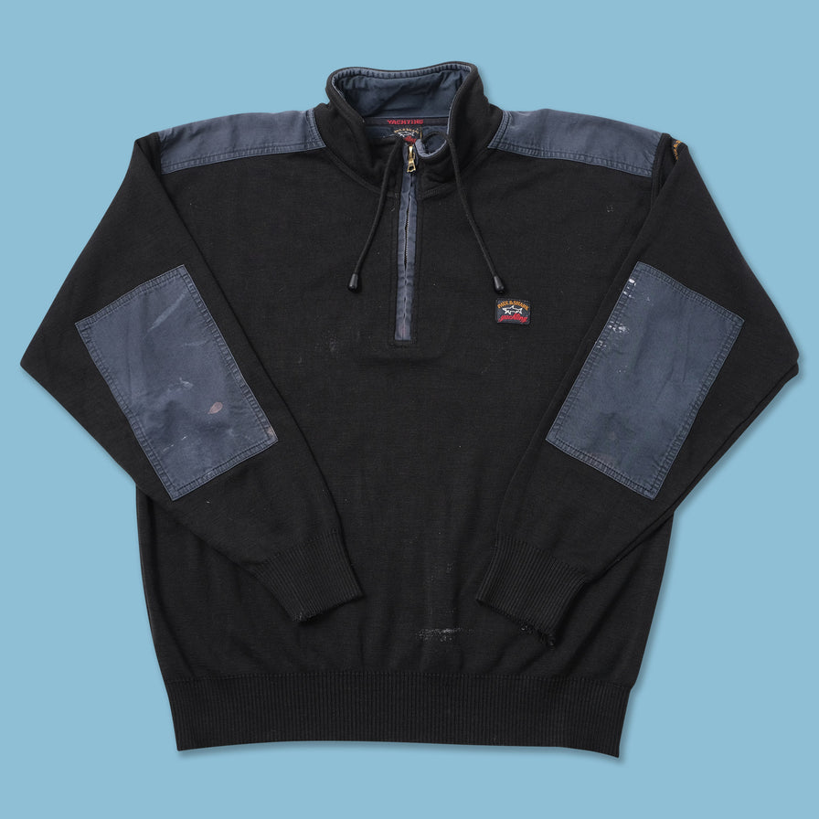 Vintage Paul & Shark Q-Zip Sweater Large 