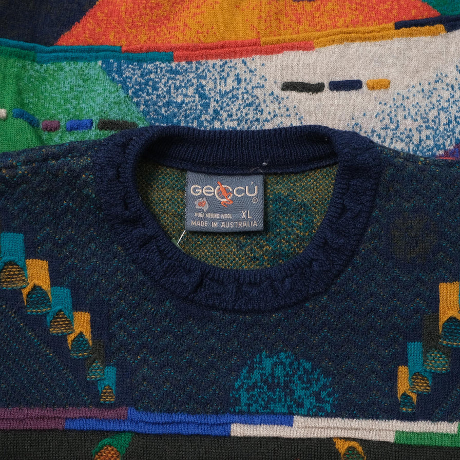 Vintage Knit Sweater Medium 