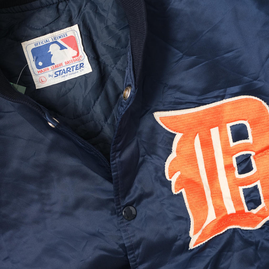Vintage Starter Detroit Tigers College Jacket Medium 