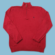 Vintage Polo Ralph Lauren Q-Zip Sweater Medium 