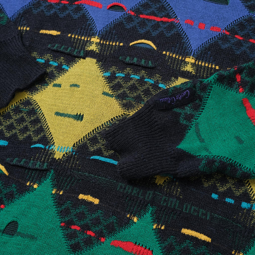 Vintage Carlo Colucci Knit Sweater XLarge 