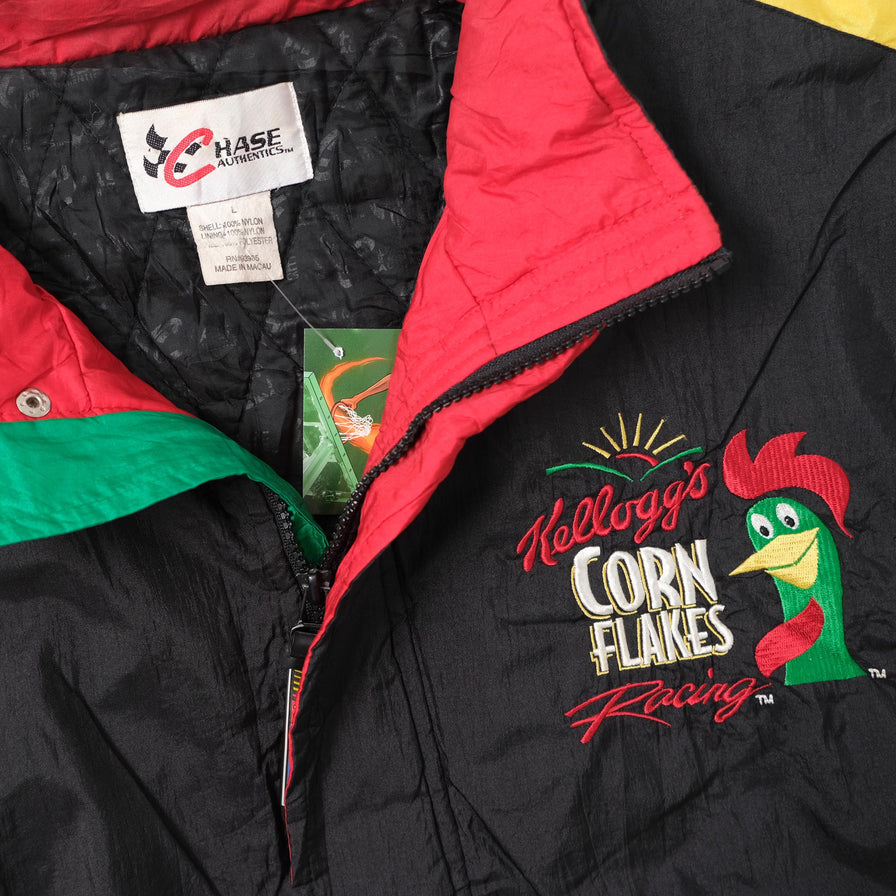 Vintage Nascar Padded Jacket Large 