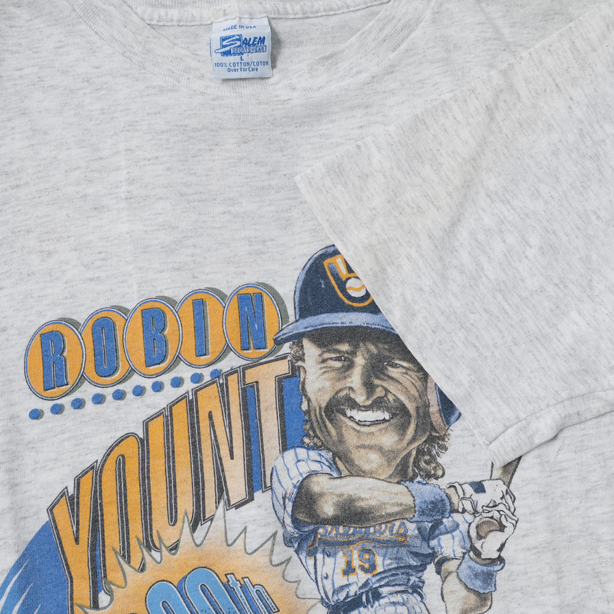 Vintage 1992 Robin Yount 3000th Hit T-Shirt Medium 
