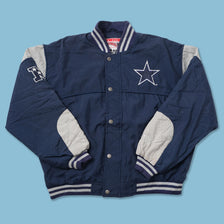 Vintage Dallas Cowboys Padded College Jacket Large 