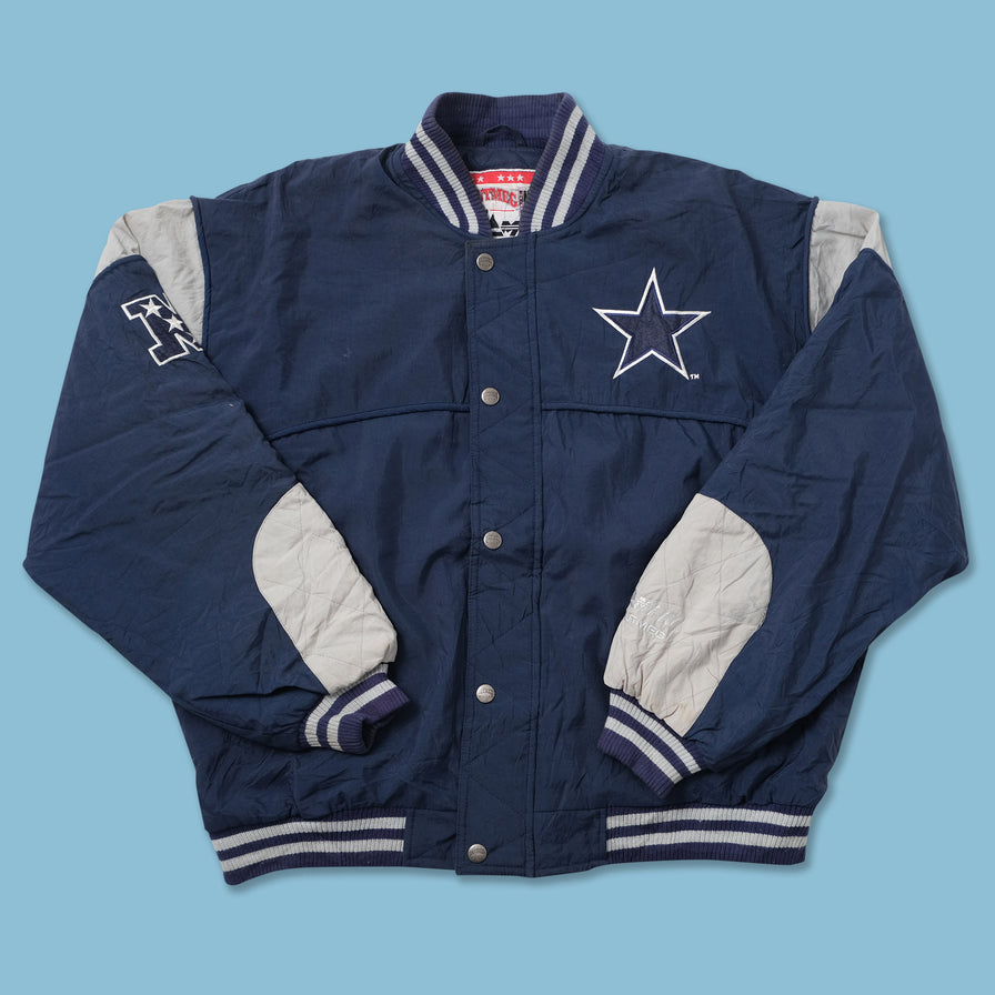 Vintage Dallas Cowboys Padded College Jacket Large 