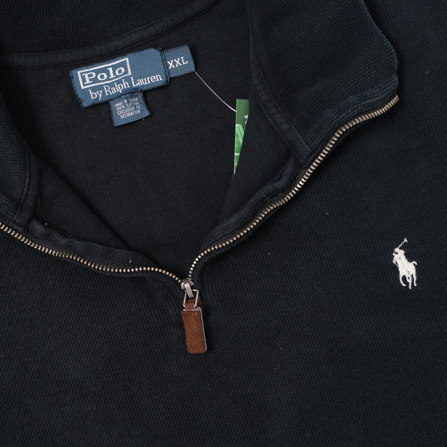Vintage Polo Ralph Lauren Q-Zip Sweater XLarge 