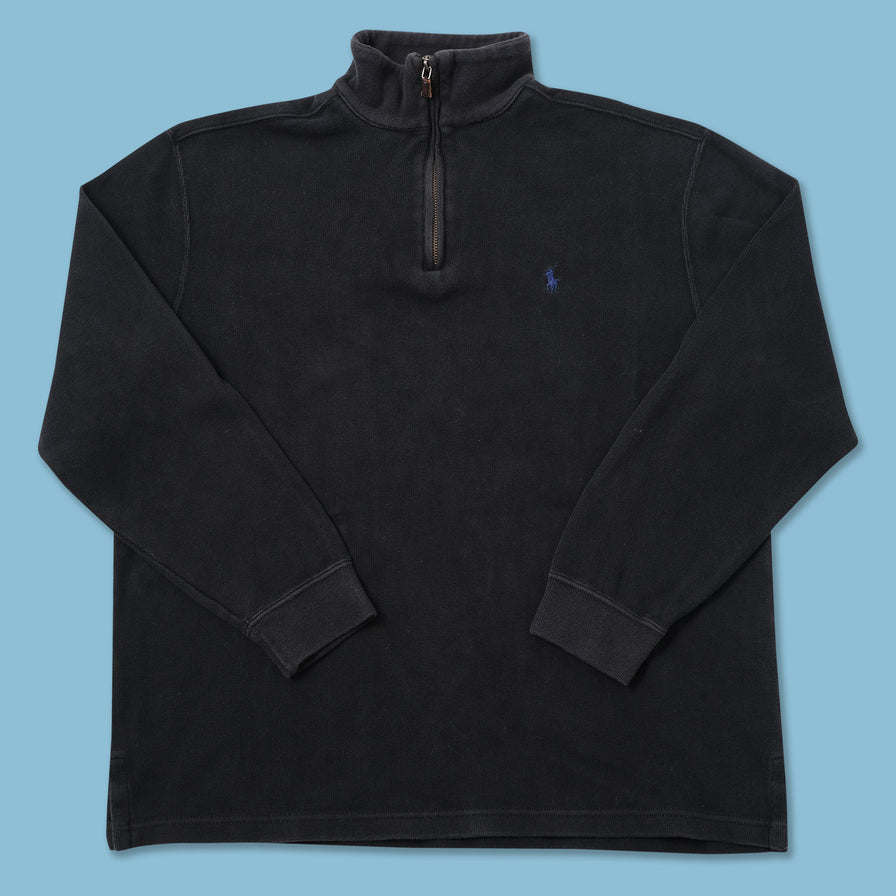 Vintage Polo Ralph Lauren Q-Zip Sweater Large 