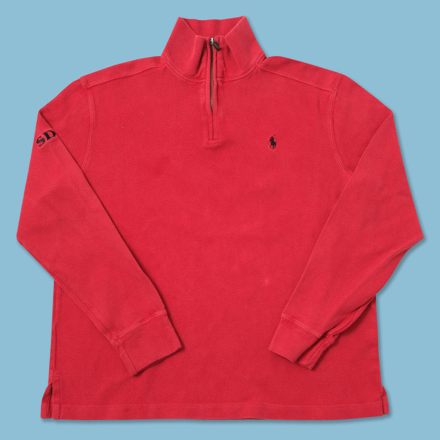 Vintage Polo Ralph Lauren Q-Zip Sweater Medium 