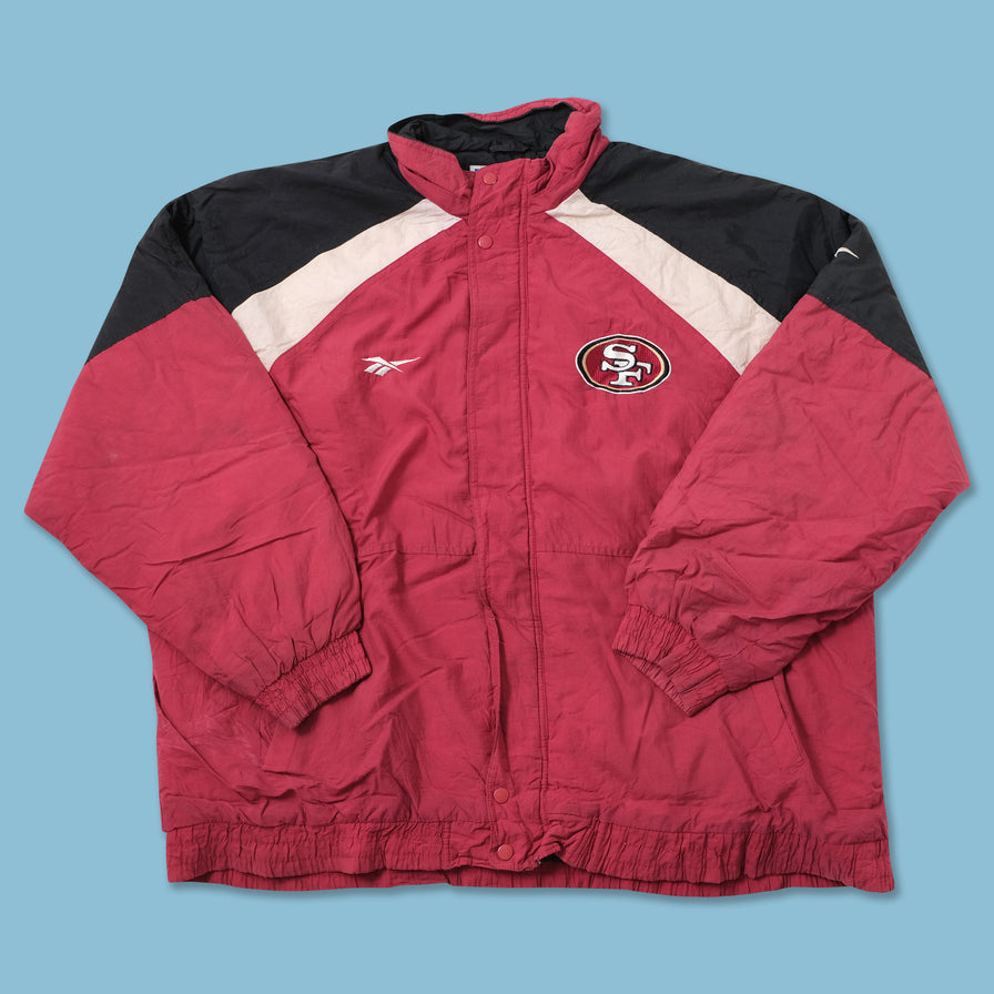 Vintage Reebok San Francisco 49ers Padded Jacket XXLarge 