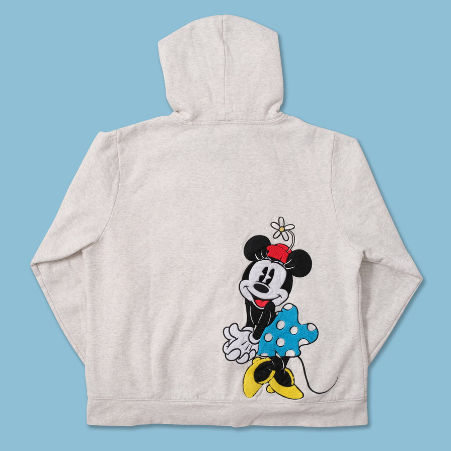 Vintage Minnie Mouse Zip Hoody Large 