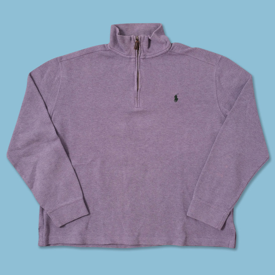 Vintage Polo Ralph Lauren Q-Zip Sweater Large 