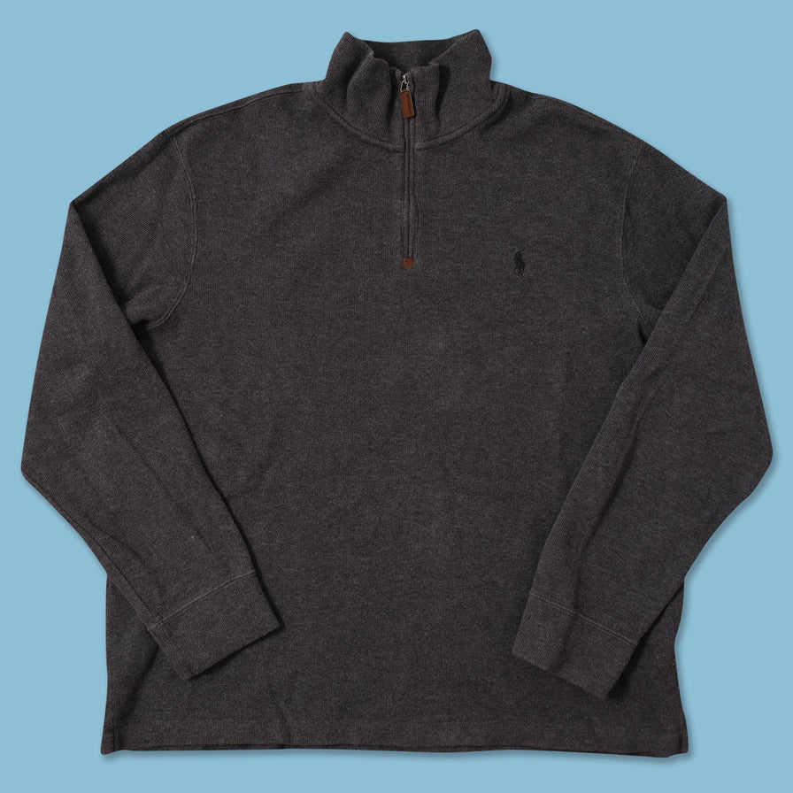 Vintage Polo Ralph Lauren Q-Zip Sweater XLarge 