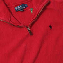 Vintage Polo Ralph Lauren Q-Zip Sweater Large 