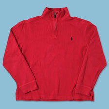 Vintage Polo Ralph Lauren Q-Zip Sweater Large 