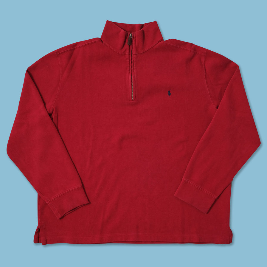 Vintage Polo Ralph Lauren Q-Zip Sweater XLarge 