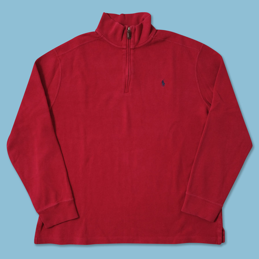 Vintage Polo Ralph Lauren Q-Zip Sweater XLarge 
