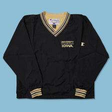 Vintage Champion University of Iowa Windreaker Large 