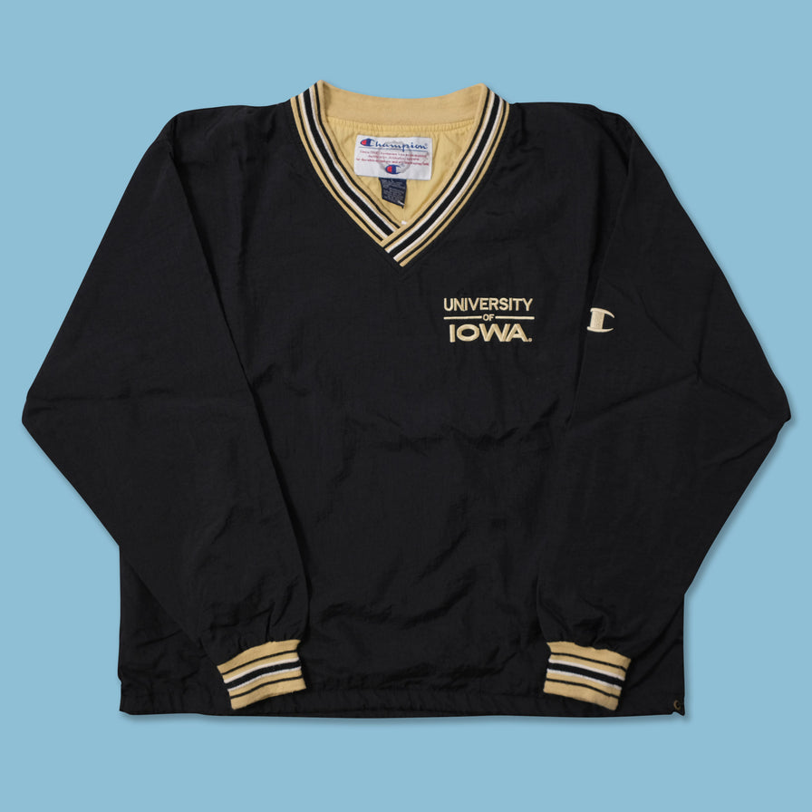 Vintage Champion University of Iowa Windreaker Large 