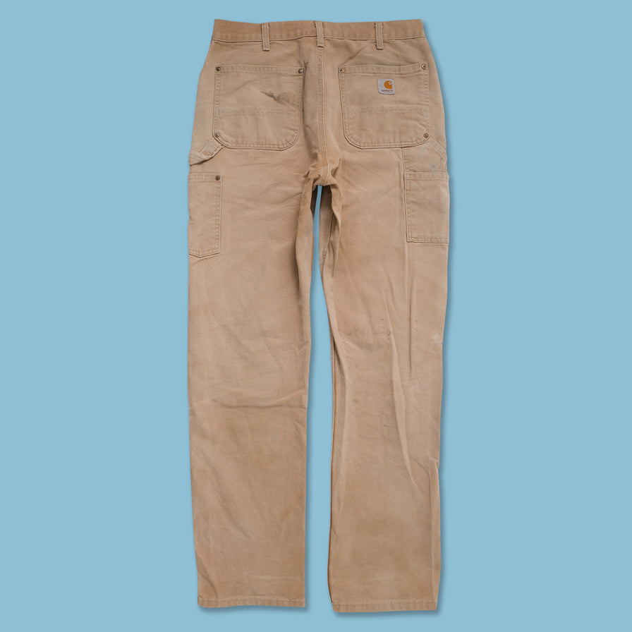 VINTAGE REWORKED CARHARTT DOUBLE KNEE CAMO CARPENTER PANTS, 44% OFF