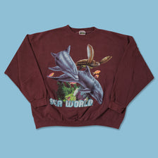 Vintage Sea World Sweater Medium 